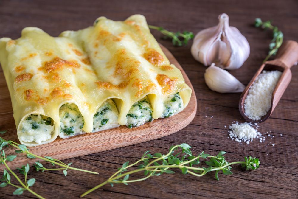 Каннеллони с мягким сыром и зеленью: простой и вкусный вариант ужина - fornelli.ru