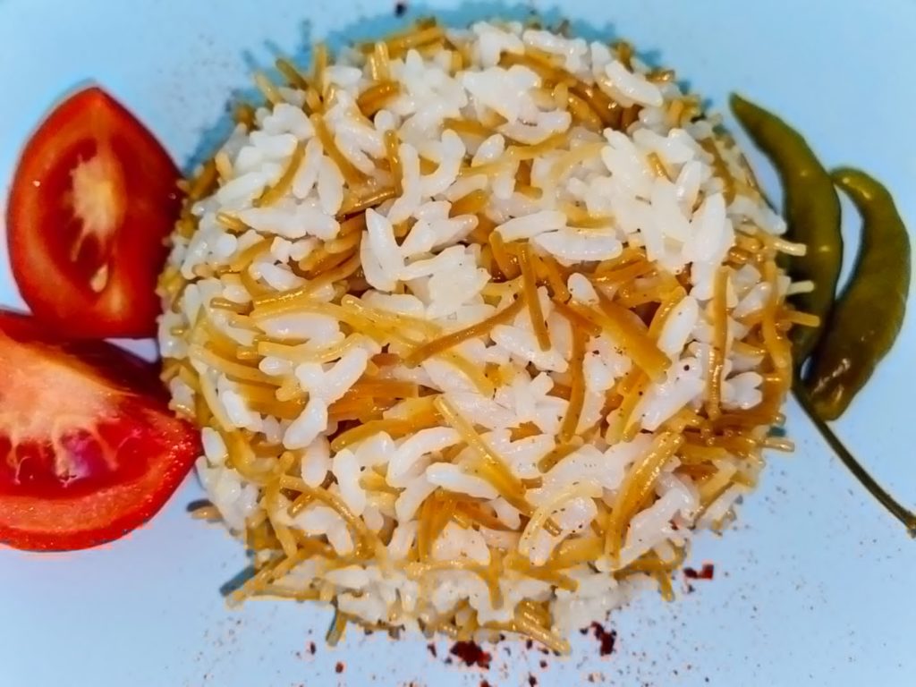 Вермишель с рисом по турецки